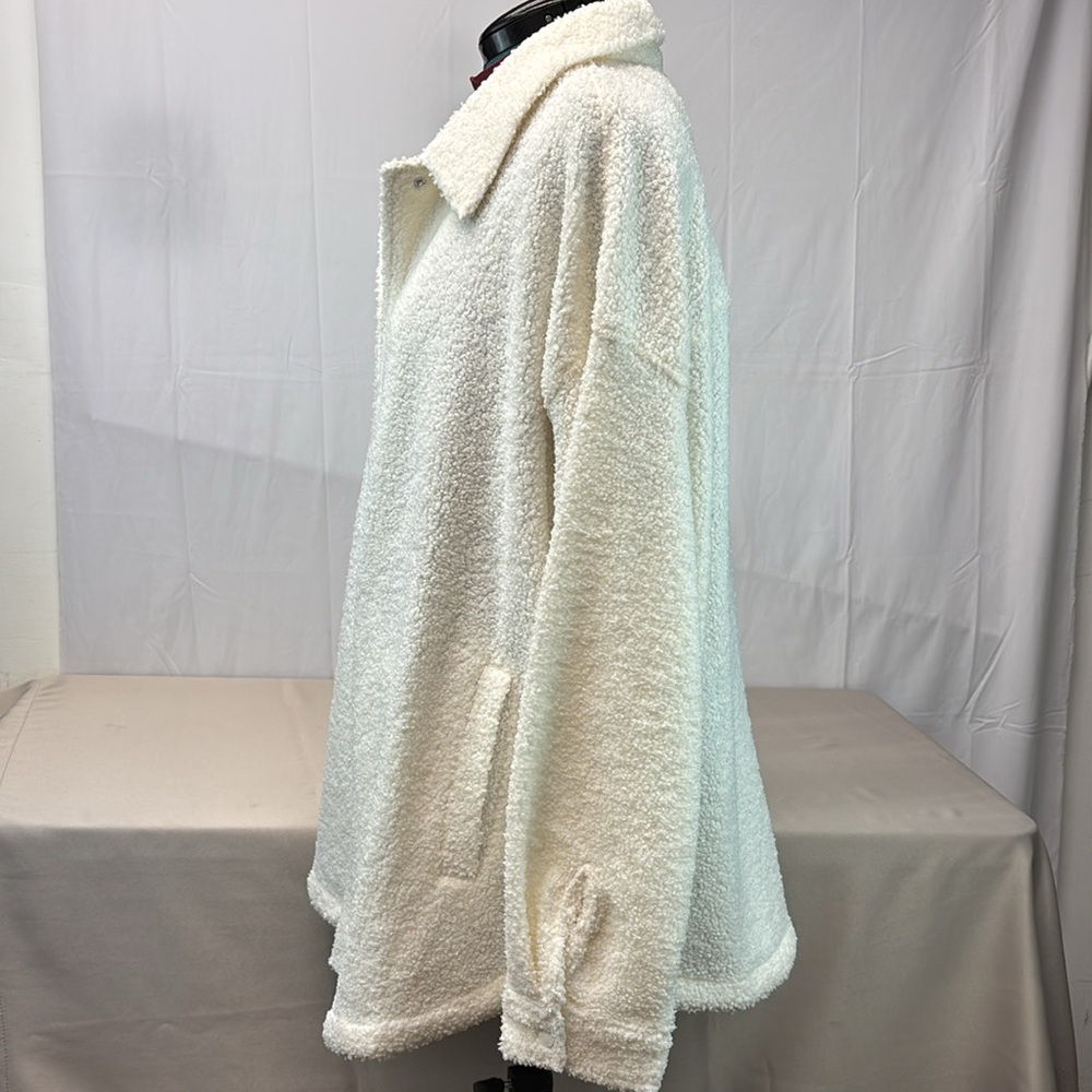 Fabletics Yitty Teddy Shacket sz 1X oversized - Picture 8 of 17